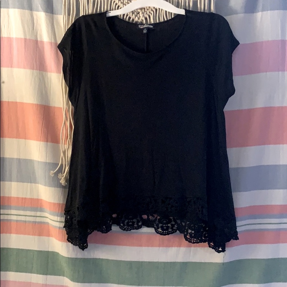 black shirt
